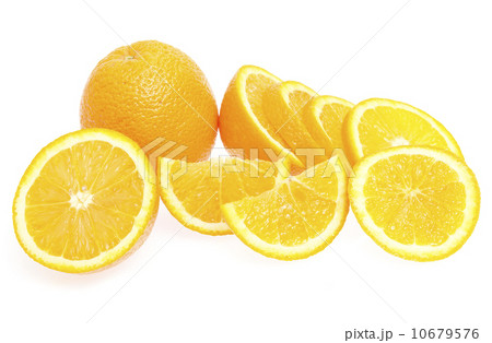 Fresh oranges isolated on white background Fresh oranges isolated on white background 10679576