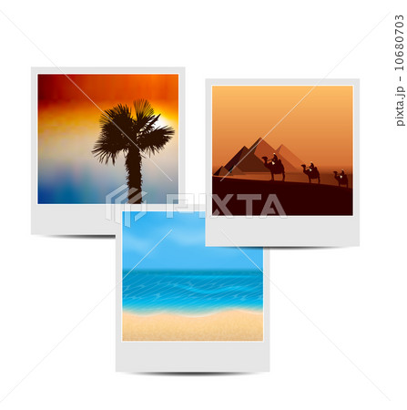 Photoframes with summertime background Photoframes with summertime background 10680703