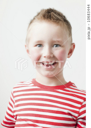 Portrait of happy male toddler (2-3) Portrait of happy male toddler (2-3) 10683444