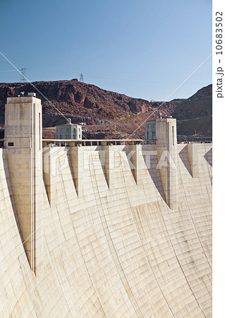 USA, Nevada, Boulder City, part of Hoover dam 10683502