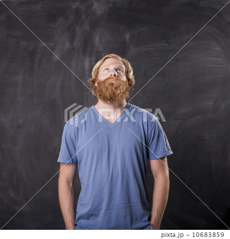 Man in front of blackboard Man in front of blackboard 10683859