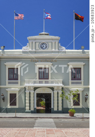 Government building Casa Alcaldia, detail 10683923