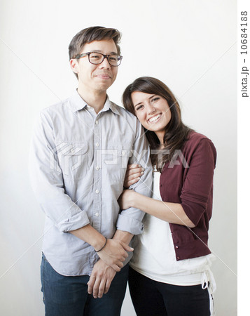 Studio portrait of couple Studio portrait of couple 10684188