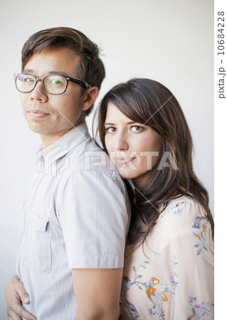 Studio portrait of couple 10684228