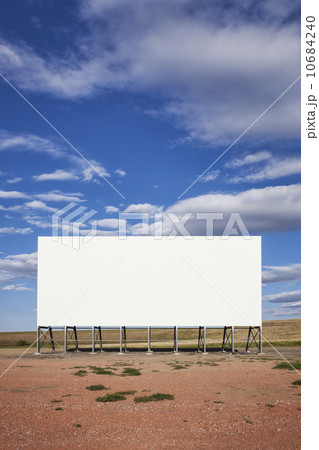 Blank billboard in the middle of nowhere 10684240