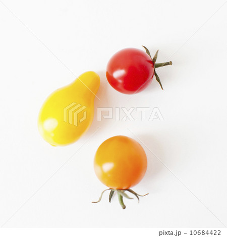 Studio Shot of three Cherry Tomatoes Studio Shot of three Cherry Tomatoes 10684422