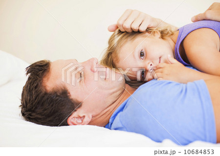 Father embracing daughter (2-3) 10684853