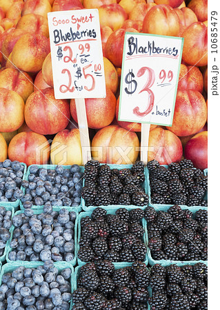 Close-up of fruits on market stall Close-up of fruits on market stall 10685479