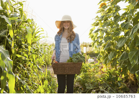 Young woman gardening 10685763