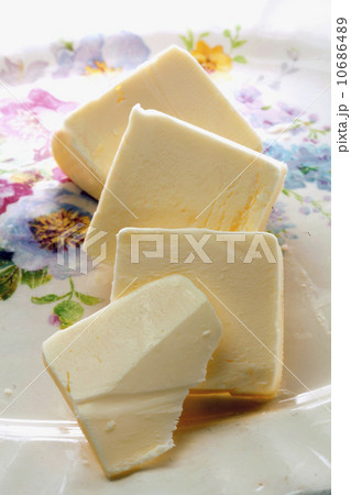 Studio Shot of sliced butter 10686489