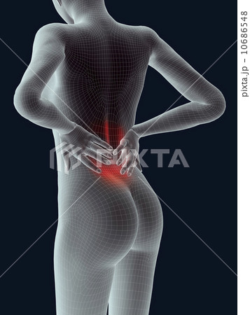 Digitally generated image of human representation feeling pain Digitally generated image of human representation feeling pain 10686548