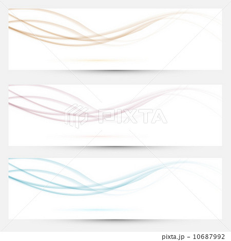 Transparent web headers with swoosh elements collection Transparent web headers with swoosh elements collection 10687992