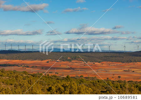 Windy day at Castilla-La Mancha, Spain 10689581
