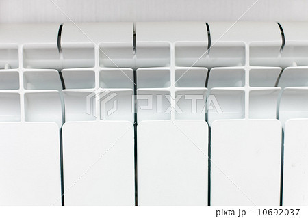 Heating white radiator radiator. 10692037