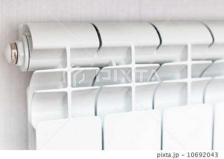 Heating white radiator radiator. 10692043