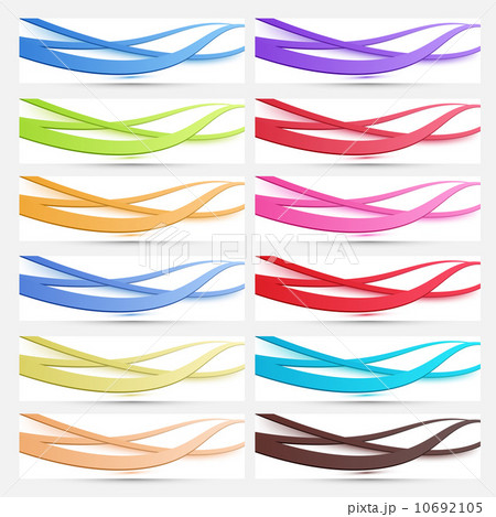 Banner in many colors - collection 10692105