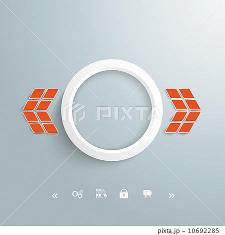 White Ring Orange Arrows Website Template Design PiAd White Ring Orange Arrows Website Template Design PiAd 10692285