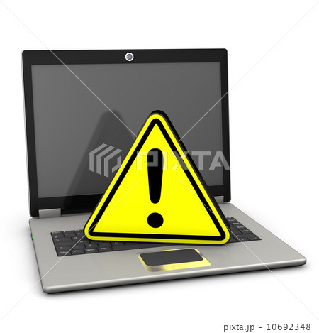 Warning Triangle Laptop 10692348