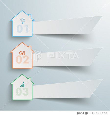 3 Cutting Banners Houses PiAd 3 Cutting Banners Houses PiAd 10692368