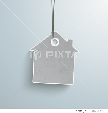 White Price Sticker House PiAd 10692432