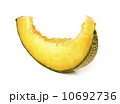 Slice of cantaloupe melon isolated 10692736