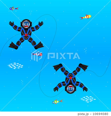 Divers seamless pattern Divers seamless pattern 10694080