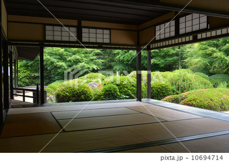 丈山苑　詩泉閣　南庭 10694714