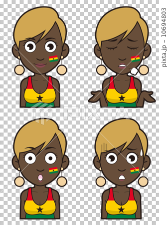 ガーナ代表サポーター1 10694803