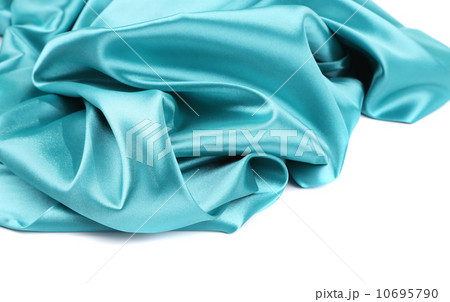 Soft folds and highlights of light blue silk. 10695790