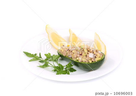 Avocado salad and tuna. Avocado salad and tuna. 10696003