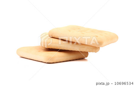 Saltine soda cracker. Saltine soda cracker. 10696534