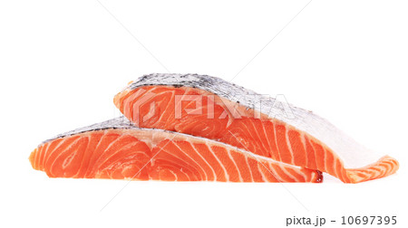 Salmon fillet two together. Salmon fillet two together. 10697395