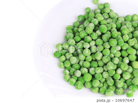 Frozen green peas. Frozen green peas. 10697647