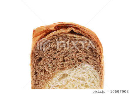 Brown and white bread slice. Brown and white bread slice. 10697908