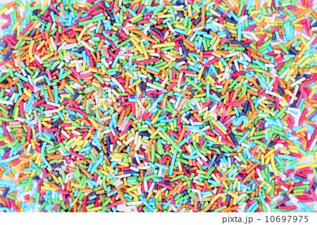 Colored sugar sprinkles for food decoration. 10697975