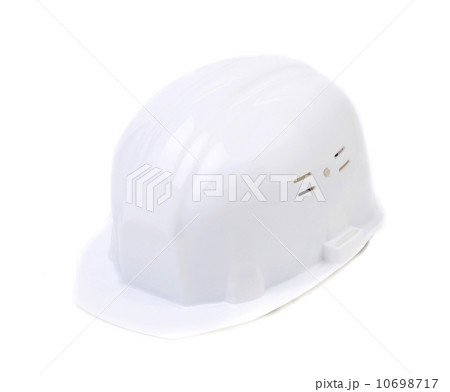 White safety helmet. 10698717