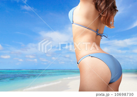 young woman in sexy bikini at the beach young woman in sexy bikini at the beach 10698730