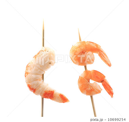 Three shrimp on a stick. 10699254