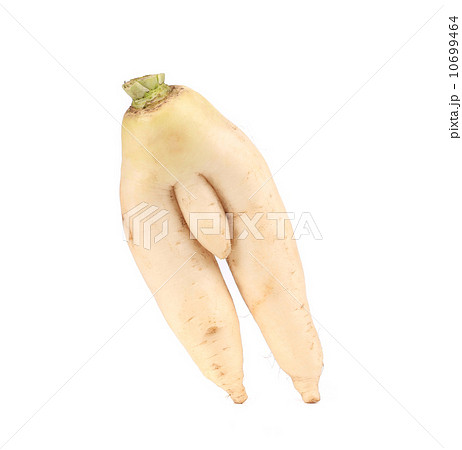 Close up of daikon bunch. 10699464