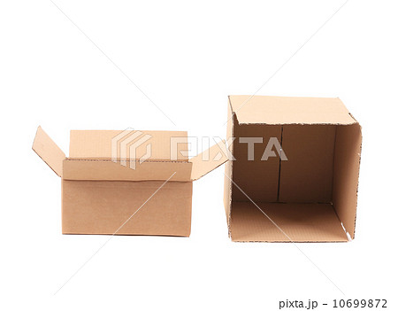 Opened cardboard boxes. Opened cardboard boxes. 10699872