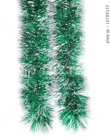 Christmas green tinsel. Christmas green tinsel. 10700155