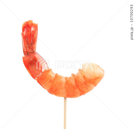 Closeup view of boiled shrimp 10700293