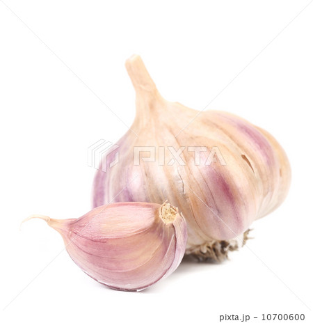 Garlic isolated on white background Garlic isolated on white background 10700600