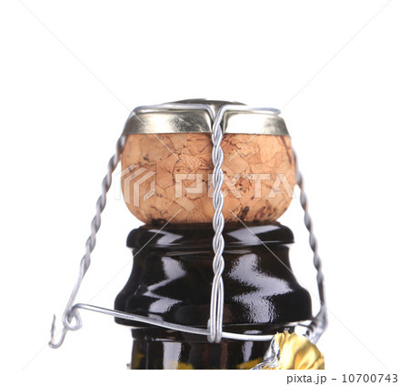 Top of champagne bottle. Top of champagne bottle. 10700743