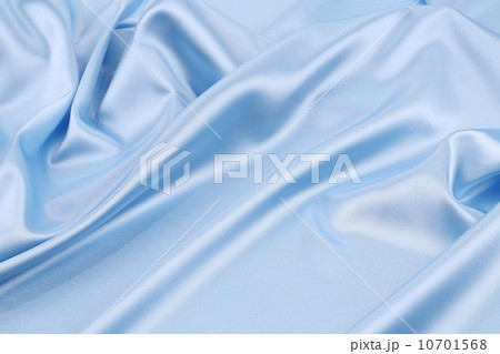 Blue silk background. 10701568