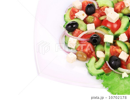 Fresh greek salad. Fresh greek salad. 10702178