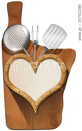 Cutting Board - Wooden Heart 10702280