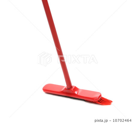 Red mop isolated. 10702464