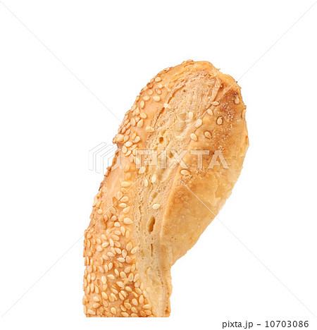 Close up of cheese sticks with seeds. 10703086