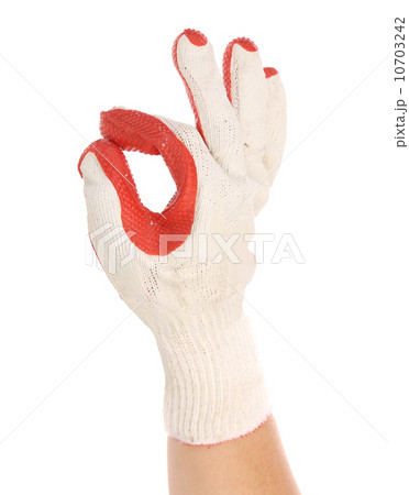 Protective glove shows sign ok. Protective glove shows sign ok. 10703242